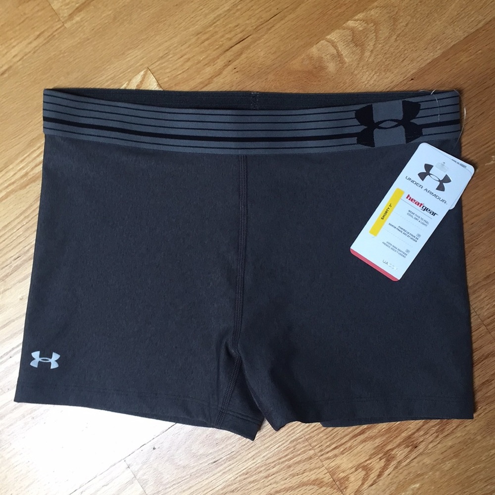 NWT Under Armour Shorty 3" Grey Workout Shorts Med